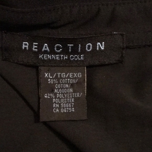 Kenneth Cole Reaction Button-Front shirt size XL - Picture 5 of 5